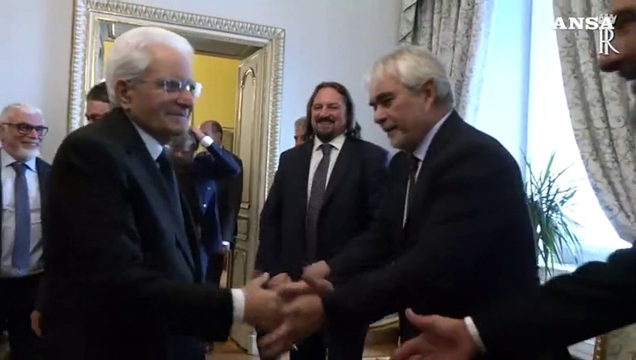 Quirinale, Mattarella incontra i Nomadi per i 60 anni del gruppo musicale