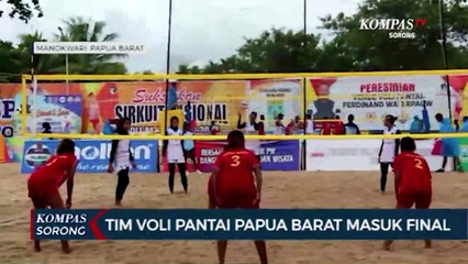 Dua Tim Putri Papua Barat Lolos ke Partai Final Sirnas Voli Pantai