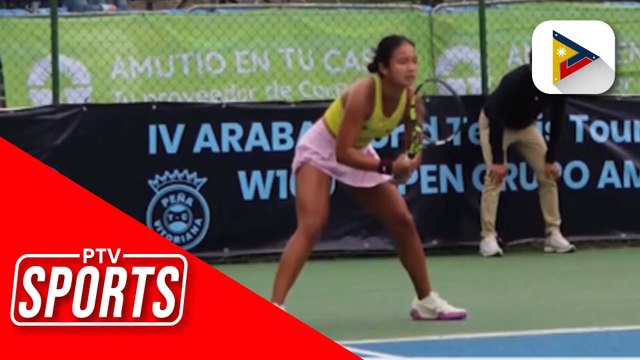 Seed no. 5 Cristian, tinalo ni Eala sa singles event ng W100 Vitoria-Gasteiz event