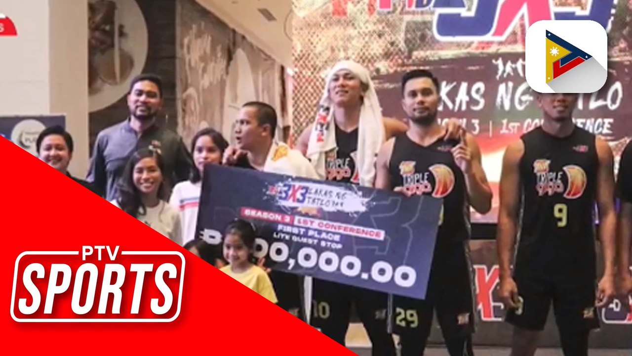 TNT Triple Giga, kampeon ng PBA 3x3 season 3 First Conference Leg 3