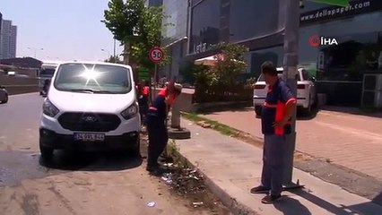 Deux véhicules sont entrés en collision frontale à Küçükçekmece