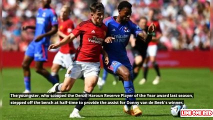 Man United fans go wild after youngster Gore shines vs Lyon