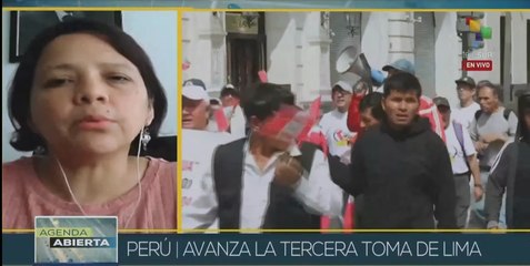 Gobierno de Perú reprime el movimiento unificado por la democracia