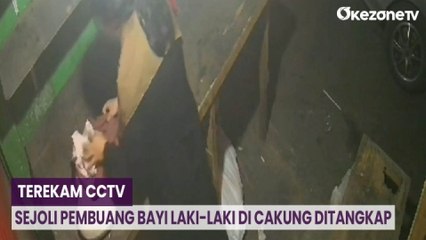 Terekam CCTV, Sejoli Pembuang Bayi Laki-Laki di Cakung Ditangkap
