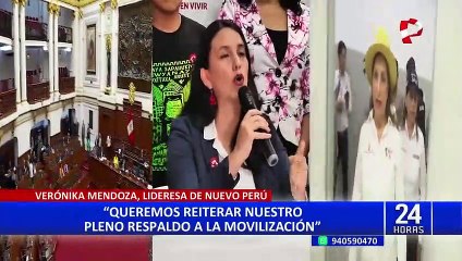 Verónika Mendoza y Martín Vizcarra anuncian su participación en tercera 'Toma de Lima'