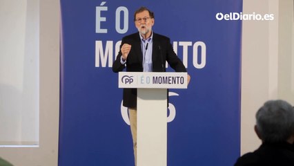 Rajoy defiende a Feijóo: "No se ganan cuatro mayorías absolutas si gobiernas mal, salvo que la gente esté confundida"