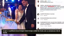 Anaïs Baydemir sublime mariée dans les bras de Mathieu : elle avait opté pour une robe parsemée de broderies !