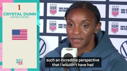 Motherhood has given US star Dunn 'perspective' in football career