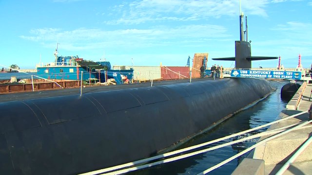 북한 미 전략핵잠수함 기항, 핵무기 사용 조건 해당 / YTN