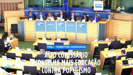 "É preciso mais educação contra populismo", diz Alto Comissário da ONU