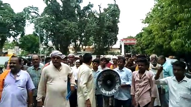 Allegations on the MLA for stopping the work at the approved place
