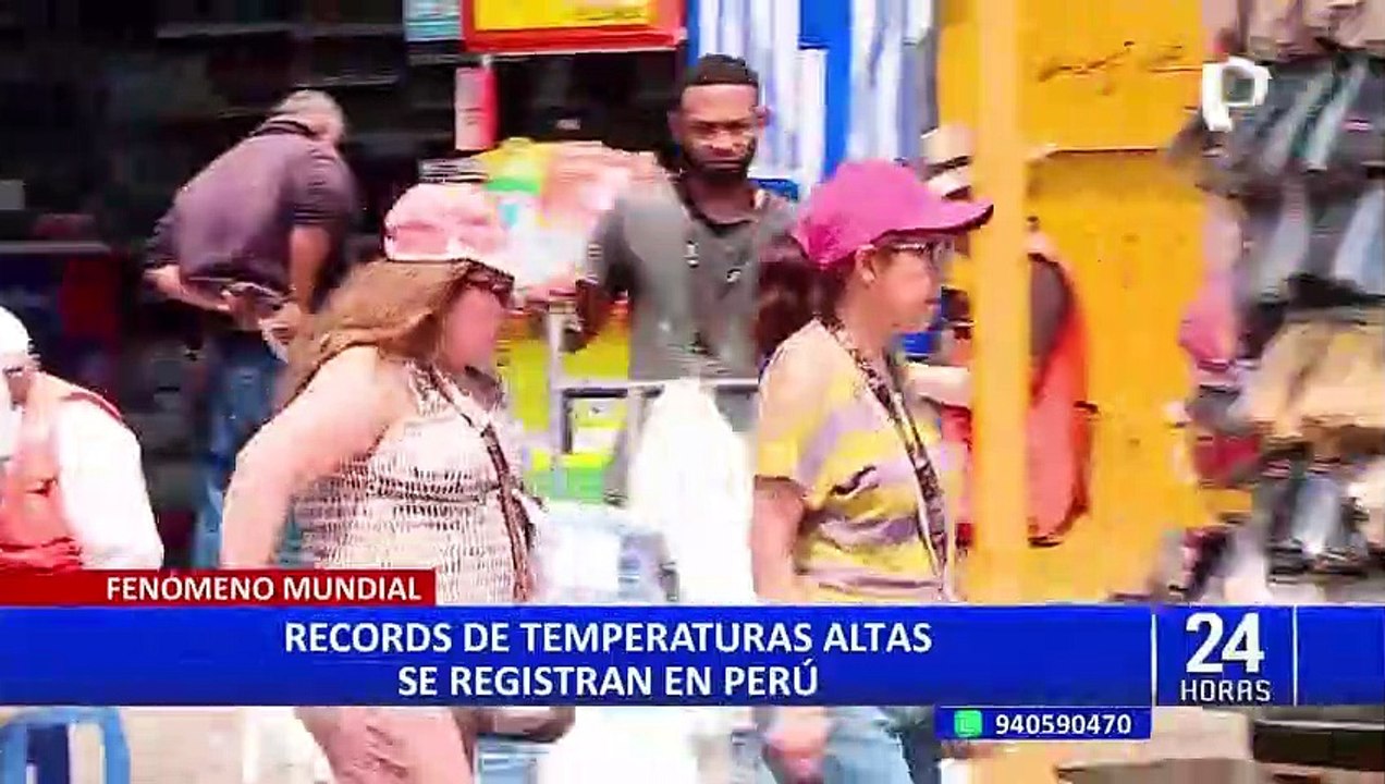 Fenómeno mundial: récords de temperaturas altas...