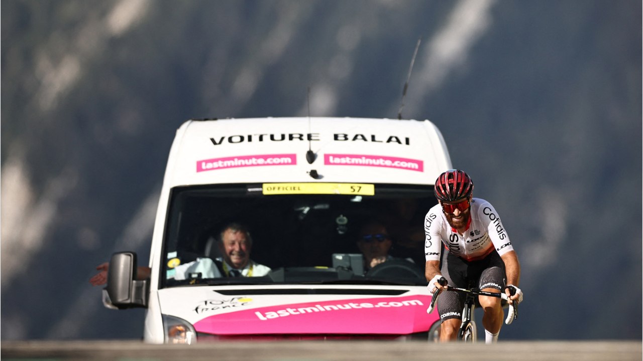 Tour de France à l'arrière de la course, la terrible