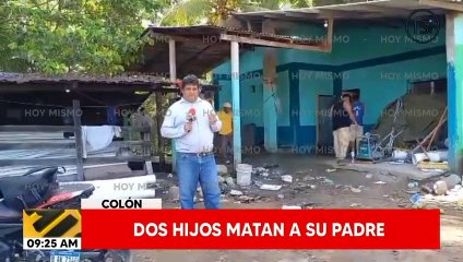 Dos hijos le habrían quitado la vida a su padre en Tocoa, Colón