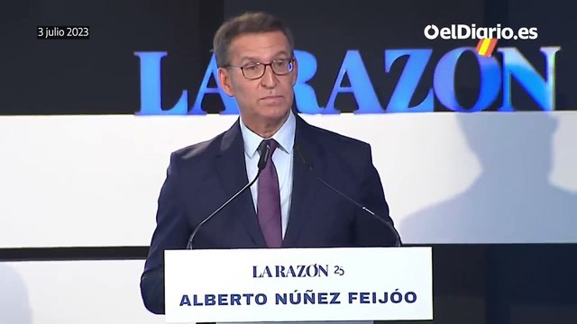 Feijóo: Seguiré yendo a los medios como he hecho toda mi vida, me critiquen o no, es mi obligación. Si me invitan, yo vengo