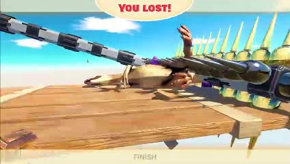 Be Careful and Escape from Spike Traps - Animal Revolt Battle Simulator