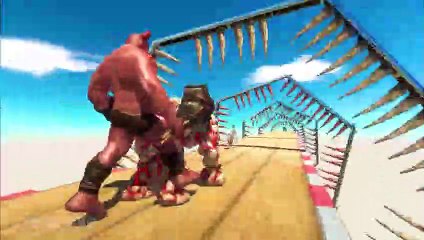 Be Careful with the Spinning Bone Trap and Baby Goro - Animal Revolt Battle Simulator