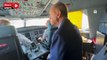 Cumhurbaşkanı Erdoğan, yenilenen Ercan Havalimanı'na inişi uçağın kokpitinden izledi
