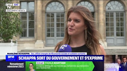 Remaniement: "Je n'ai pas toujours tout réussi, mais en tout cas, j'ai toujours essayé", affirme Marlène Schiappa