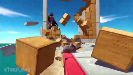 Epic Punch on Kong's Wall - Animal Revolt Battle Simulator