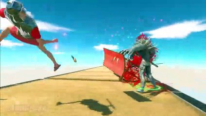 ESCAPE from BLADES TRAP and ATTACK the MINI SCOURGE - Animal Revolt Battle Simulator