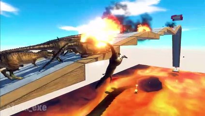 Go Up  Go Down the Ramp Challenge - Animal Revolt Battle Simulator