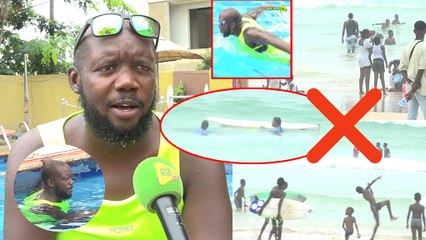 ETE 2023 : Les conseils de Moustapha Fall maitre-nageur sur les techniques de baignades