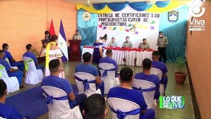 Reos de Estelí se certifican en conocimientos de piscicultura