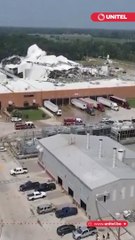 Un tornado destrozó las instalaciones de la planta de Pfizer en Carolina del Norte. Advierten que podría haber escasez de medicamentos "a largo plazo"