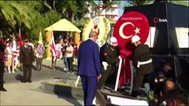 Cumhurbaşkanı Erdoğan, KKTC'de Atatürk Anıtı'na çelenk bıraktı