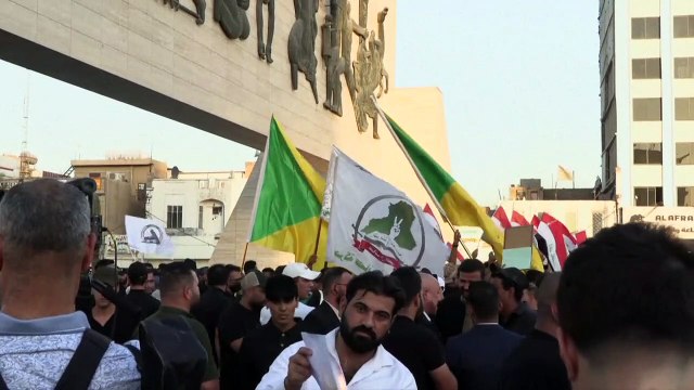 تظاهرة في بغداد احتجاجاً على دوس نسخة من المصحف في السويد