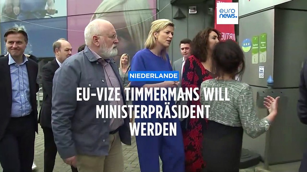 Nachfolger von "Tefal"-Rutte? EU-Vize Timmermans will zurück in die niederländische Politik