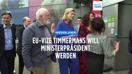 Nachfolger von "Tefal"-Rutte? EU-Vize Timmermans will zurück in die niederländische Politik
