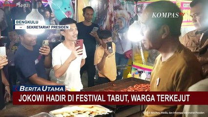 Kehadiran Tak Terduga Presiden Jokowi di Festival Tabut Kejutkan Warga Bengkulu