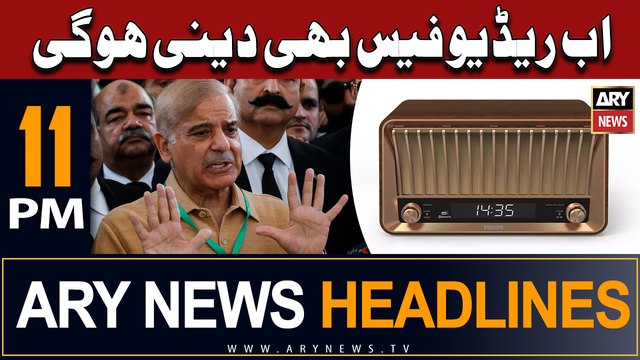 ARY News 11 PM Headlines 20th July 2023 | Radio Ki Fees...