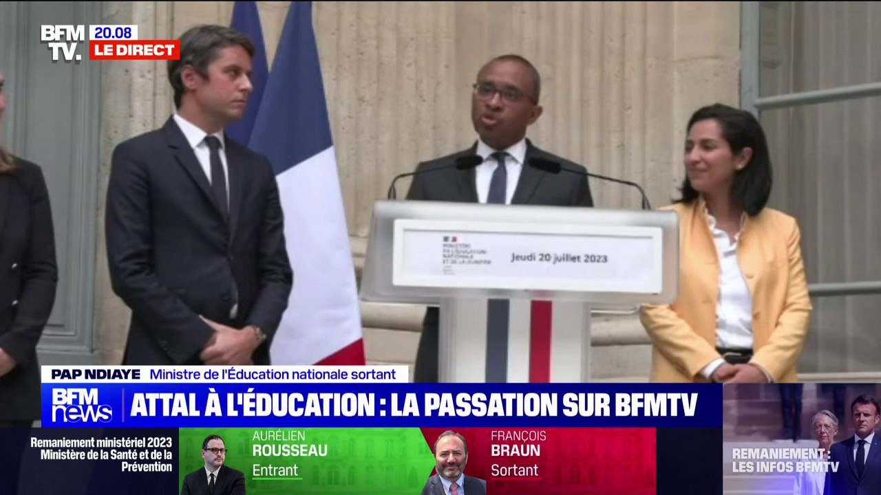 Pap Ndiaye: "J'ai servi l'Éducation nationale avec ma sensibilité, mon histoire personnelle, mes engagements de toujours contre le racisme, l'antisémitisme et les discriminations"