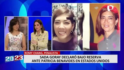 Romy Chang: "Sada Goray ya no es candidata a colaboradora eficaz desde que mintió a la Fiscalía"