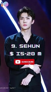 Top 10 Richest K-Pop Idols 2023! #shorts #viral #kpop #bts