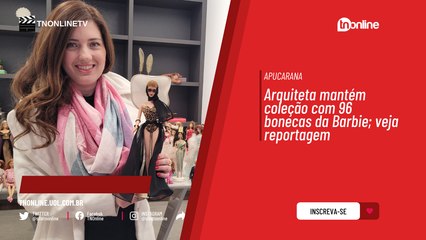 Arquiteta mantém coleção com 96 bonecas da Barbie; veja reportagem