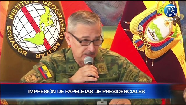 Elecciones 2023: Impresión de papeletas de presidenciales