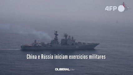 China e Rússia iniciam exercícios militares