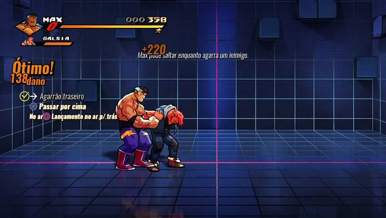 Streets of Rage 4 - In-game Tutorial - Max Tricks (Trials)