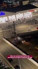 Obra de construtora perturba moradores da Fazenda até 22h