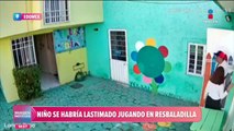 Kínder Cuautitlán Izcalli: Niño se habría lastimado jugando en resbaladilla