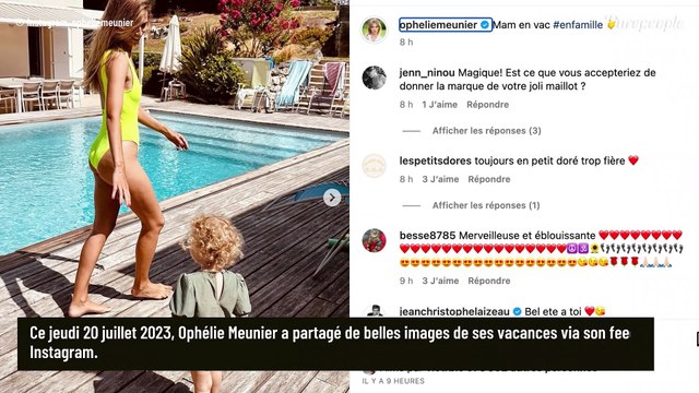 Ophélie Meunier hypnotique en maillot de bain fluo : en pleines vacances d'été, sa fille Valentine lui vole la vedette !