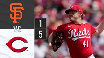 Resumen Gigantes de San Francisco vs Rojos de Cincinnati | MLB 20-07-2023