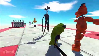 Rescue the Superheroes! 5 Levels of Creepy Monsters - Animal Revolt Battle Simulator