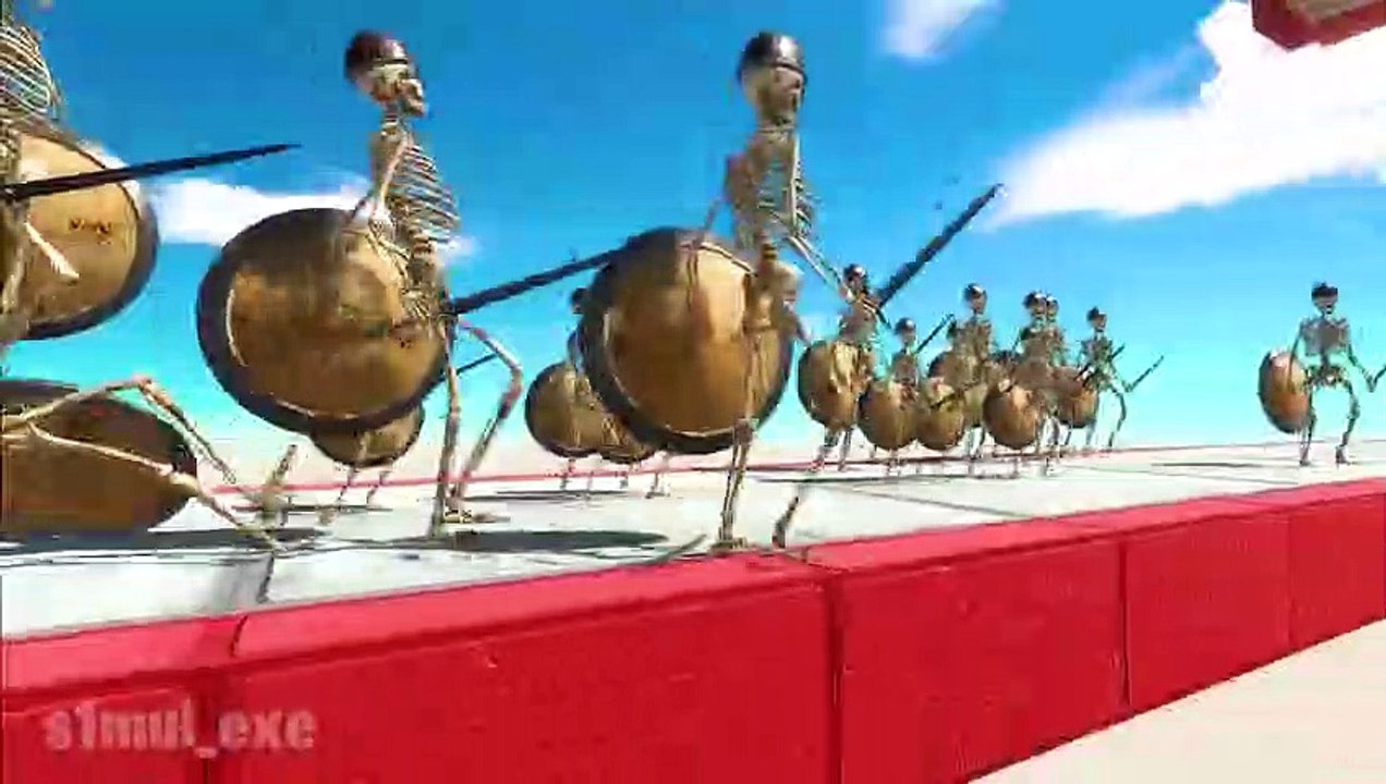 Run Away from Fireball - Animal Revolt Battle Simulator (2)