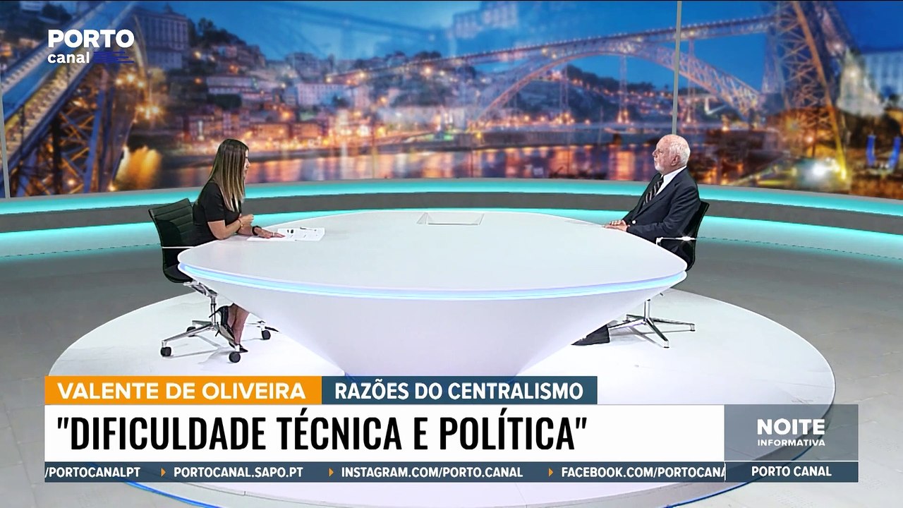 Valente de Oliveira em entrevista no Porto Canal