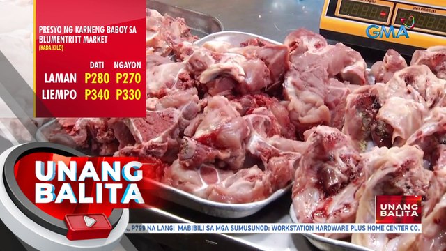 Presyo ng ilang gulay at karneng baboy, bumaba; presyo ng manok, bahagyang tumaas | UB